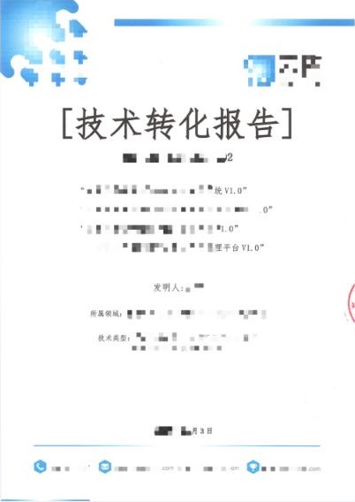 技術轉化報告產品示例